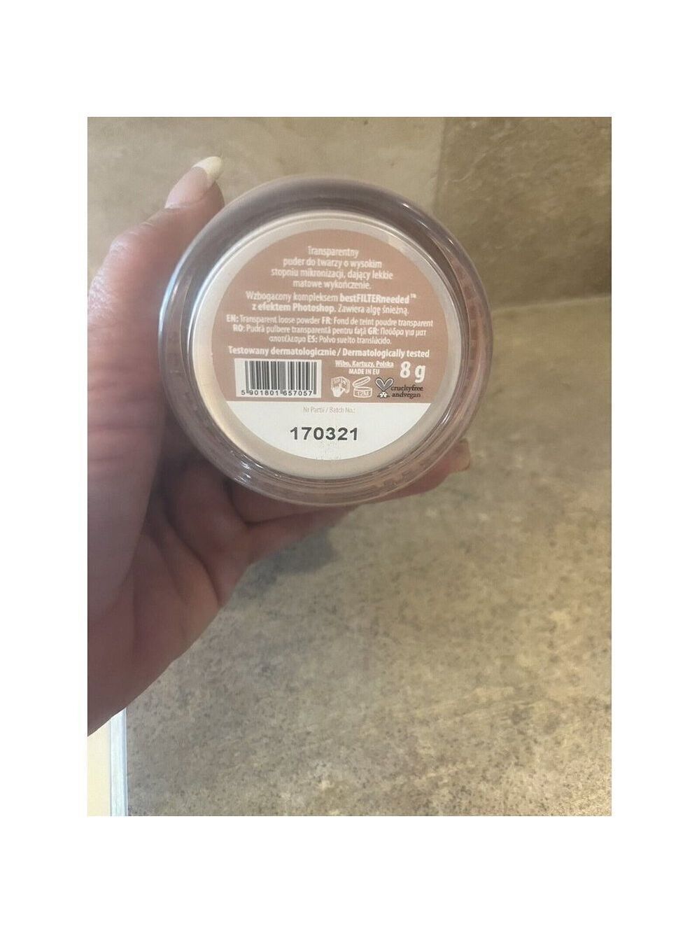 Nam Makeup Setting Translucent Powder 8G - Picture 4 of 5